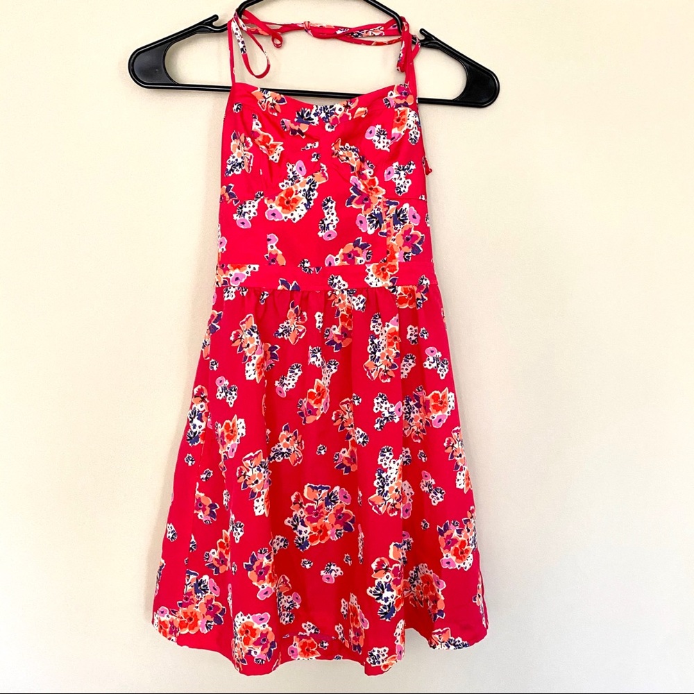 American Eagle (halter or strapless) floral Dress